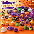 Halloween Mochi Squishies Kit – Mini Spooky Party Favors & Trick-or-Treat Bag Fillers