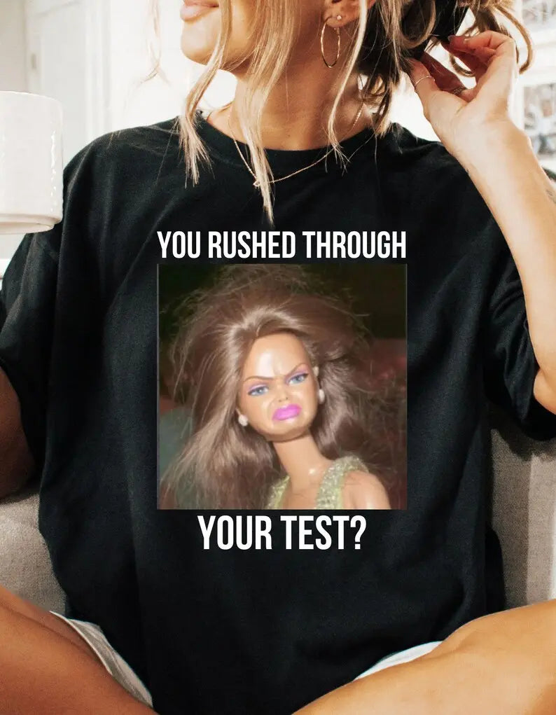 Funny State Testing Teacher Team Shirt - Retro Doll Meme Comfort Colors Tee