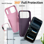 iPhone Military-Grade Heavy Duty Case with Camera Kickstand & Rugged Protection