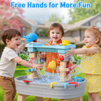 Rechargeable Whale Water Table Pump with Sprinkler - 3.5-Hour Runtime Summer Sensory Toy (Blue/Purple, Pump Only)