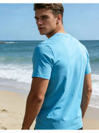 Men's Trendy 3D Muscle Print Short Sleeve T-Shirt – Comfortable Casual Streetwear Crew Neck