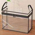 Heavy-Duty Clear Plastic Storage Box: Large Capacity Organizer with Hinged Lid