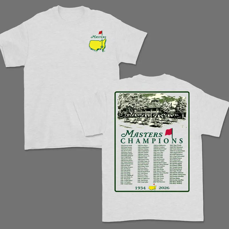 90th Masters Champions Shirt | 2026 Augusta Tournament Memorial Tee