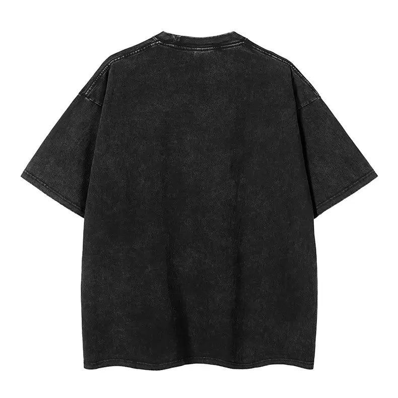 Washed Cotton Mom Life T-Shirt – Relaxed Fit, Oversized, Perfect Gift for Mother's Day