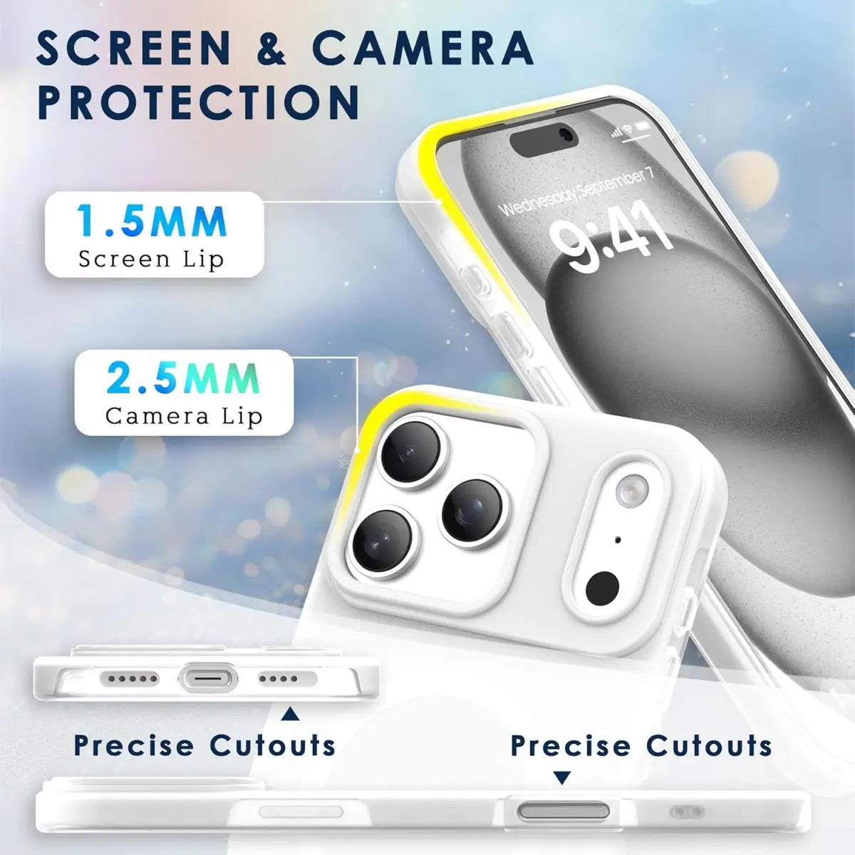 MagSafe Phone Case – Dual Layer Color-Blocking Shockproof Cover for iPhone 17 Pro Max