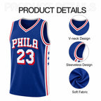Unisex Basketball #23 James Swingman Jersey – Icon Edition Royal Team Apparel