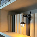 Library Lantern Decorative Bookshelf Lighting – Miniature Hanging Shelf LED Nightlight