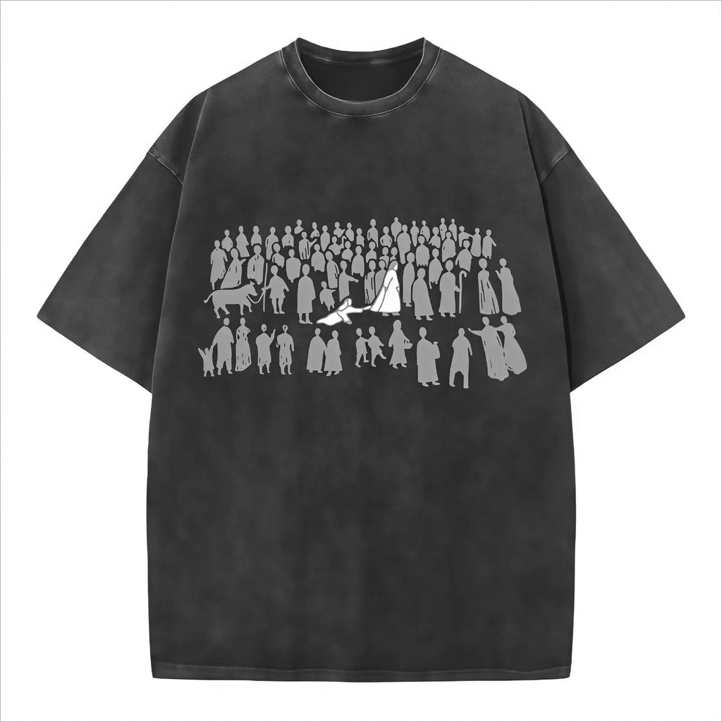 "By His Wounds We Are Healed" Christian Cotton T-Shirt – Streetwear Short-Sleeve Graphic Tee