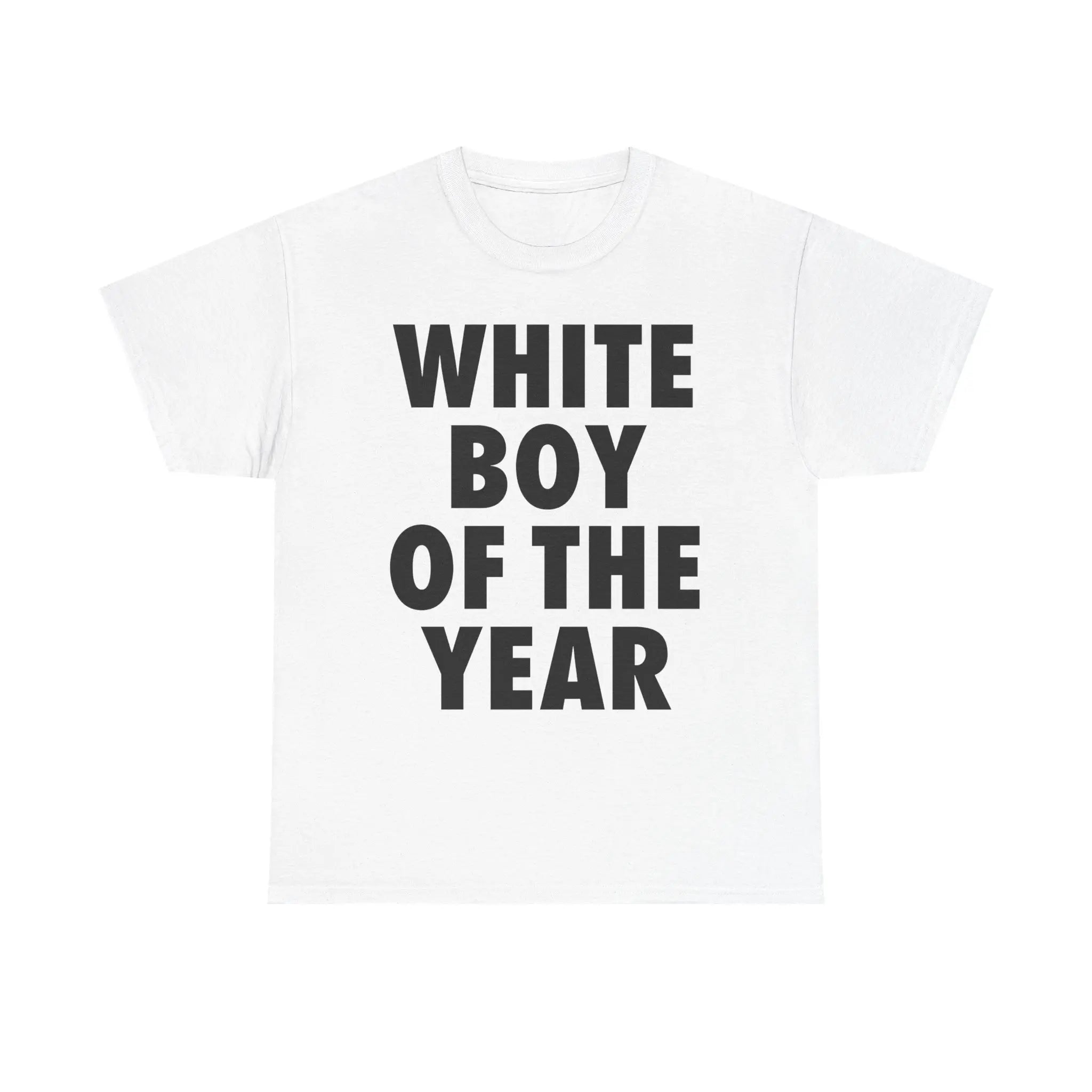 "White Boy Of The Year" Shirt | Oversized Streetwear Graphic Tee