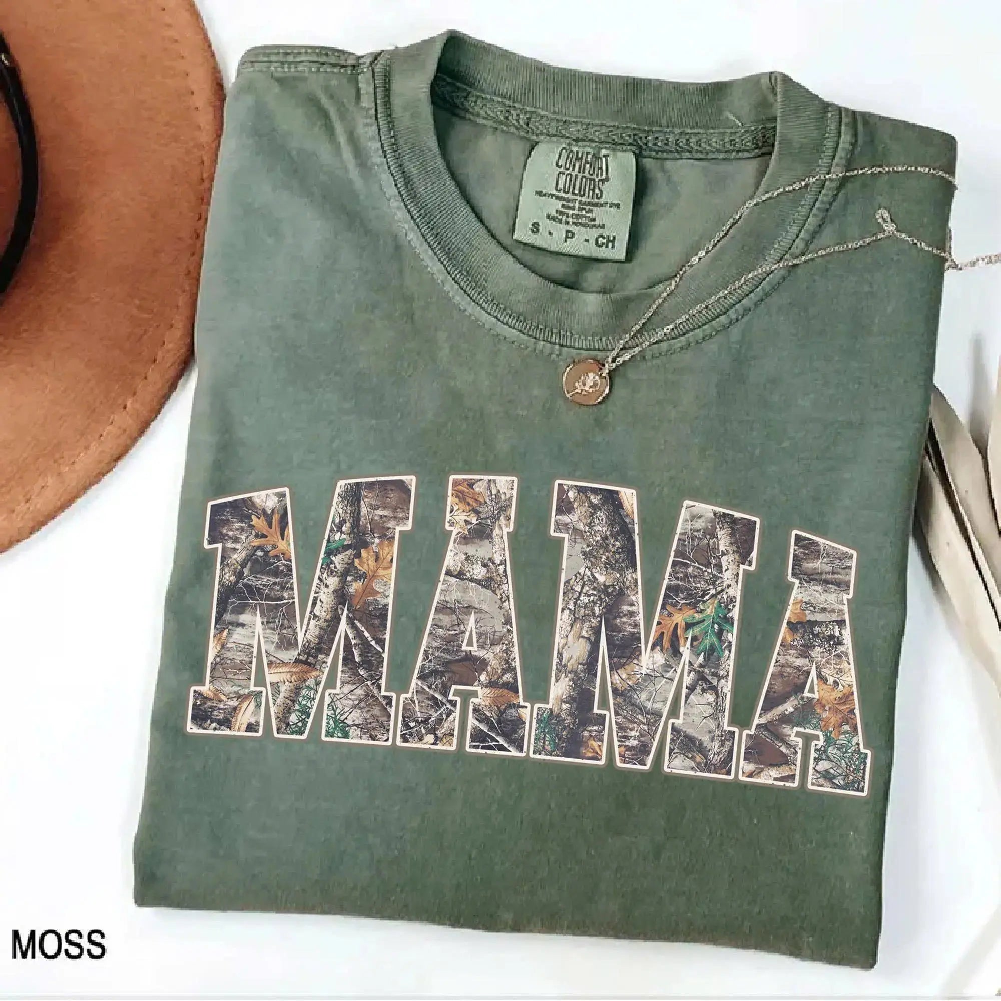 "Camo Mama" Comfort Colors® Tee: Unique Hunting Inspired Mother's Day Gift