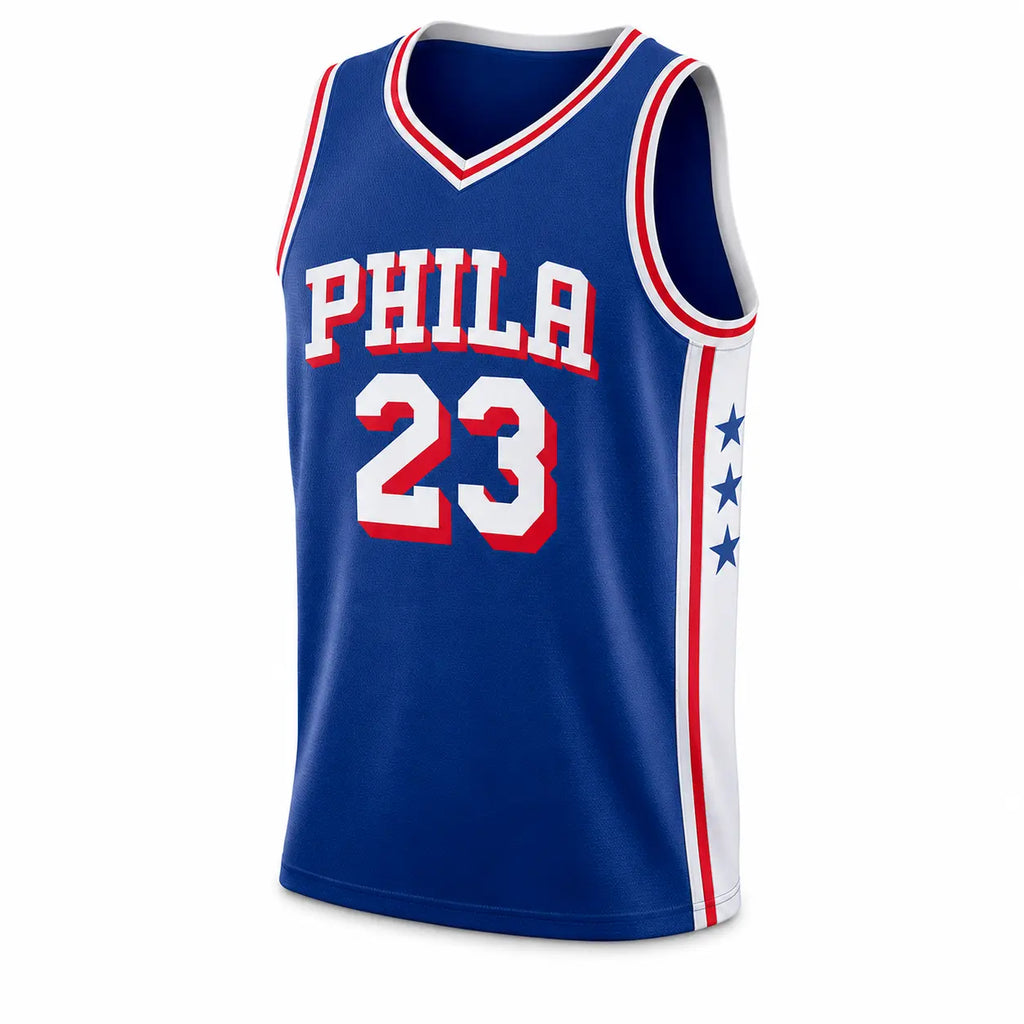 Unisex Basketball #23 James Swingman Jersey – Icon Edition Royal Team Apparel