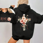 "Jesus Is The Light" Floral Christian Shirt | His Grace Is Enough Tee