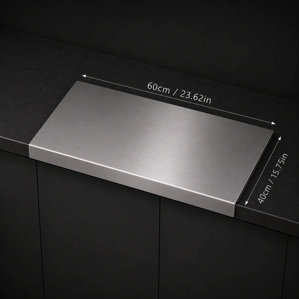 Stainless Steel Chopping Board – Non-Slip Heavy Duty Kitchen Cutting Board