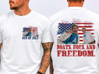 Comfort Colors "Boats Hoes & Freedom" Parody Shirt – Funny 4th of July Step Brothers Tee