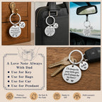 'Hero Dad' Engraved Stainless Steel Keychain - Personalized Father's Day & Birthday Gift from Kids