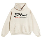 Unisex Athletic Golf Hooded Jumper - Slim Fit Casual Sporty Outerwear