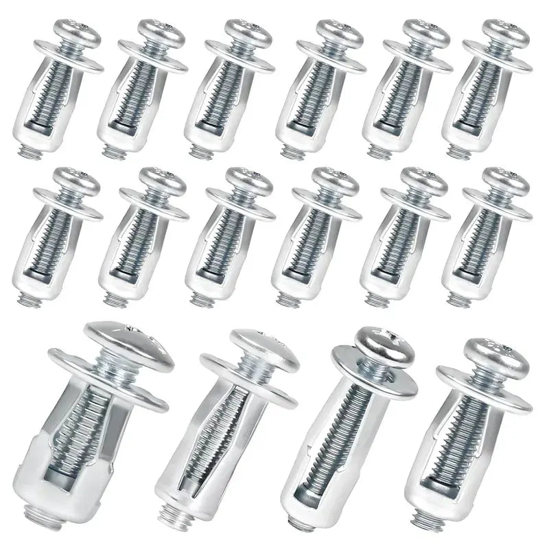 30 Piece Heavy-Duty Carbon Steel Rivet Nut Set – M4, M5 & M6