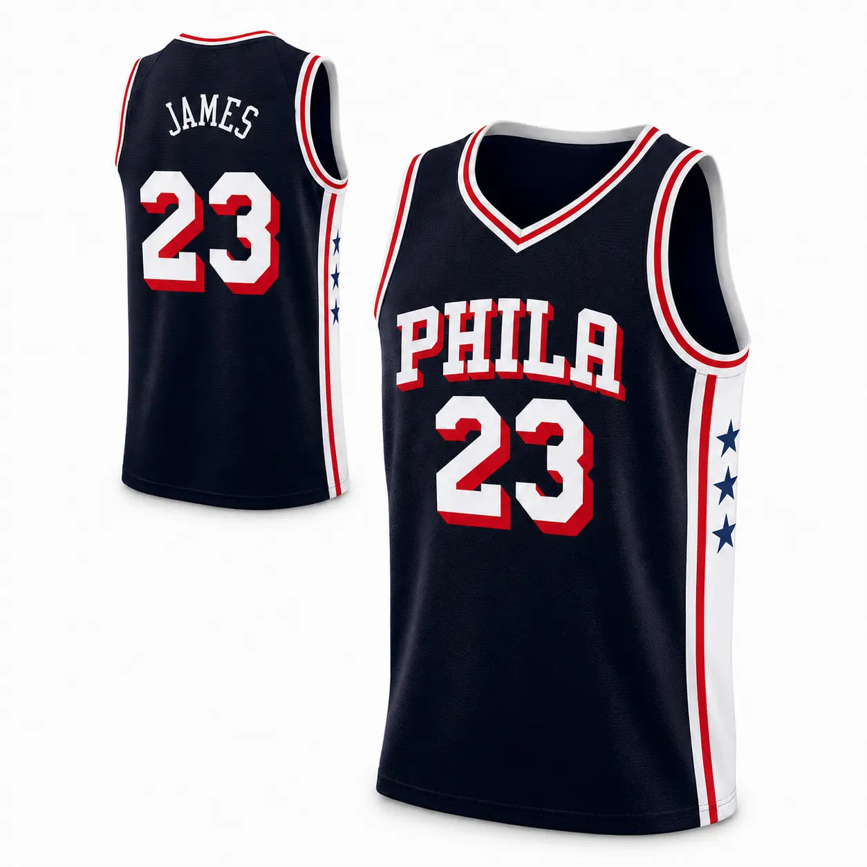 Unisex Basketball #23 James Swingman Jersey – Icon Edition Royal Team Apparel