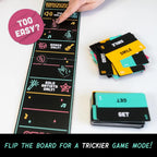 Grab The Mic Karaoke Party Game – Foam Microphone & 125 Cards Board Set