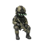 Mini Hardcore Tactical Special Forces Figure – Night Vision Military Desk Decor