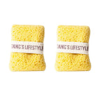 2-Pack Soft Bath Sponge with Soap Pocket – Quick-Foaming Body Scrub Sponge