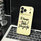"El Tiempo de Dios es Perfecto" iPhone Case - Bible Inspired Shockproof Cover