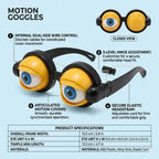 Kinetic Crazy Eyes Glasses, Novelty Eyewear for Costume Party Decoration