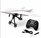 SkyCraft RC Paper Airplane Kit with Gyro Stabilizer and Remote Control