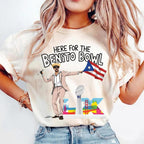 Bad Bunnie Graphic T Shirt for 2026  Halftime Concert Latin Music and Benito Bowl Designs