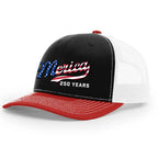 USA 250th Anniversary Patriotic Embroidered Mesh Trucker Hat