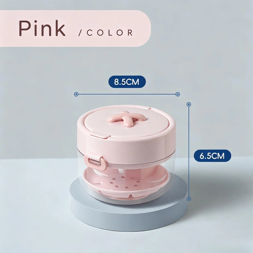 Retainer Cleaner Case Box – Travel Soak Storage Container with Mirror, Brush & Drain Tray