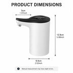 Smart One-Touch Water Bottle Dispenser Pump – Low-Noise Leak-Proof Electric Pump