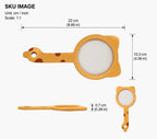 Versatile Fine Mesh Kitchen Strainer for Coffee, Tea & Flour Sifting