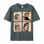 "Italian Artists" TMNT Graphic Tee: Heavyweight Oversized Men's Streetwear