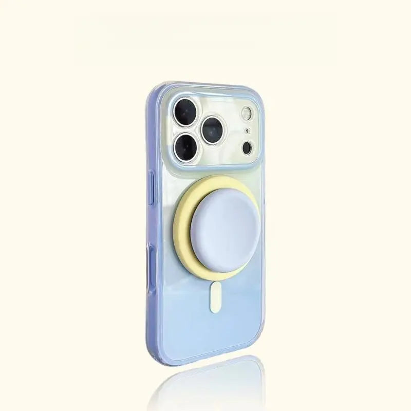 2-in-1 Gradient Full-Cover MagSafe Case – Hard PC Cover with AI Button for iPhone 17 Pro Max
