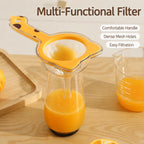 Versatile Fine Mesh Kitchen Strainer for Coffee, Tea & Flour Sifting