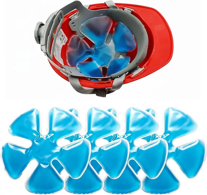 Reusable Cooling Gel Ice Packs – Cold Therapy Inserts for Hard Hats & Sun Hats