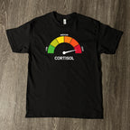 Low Cortisol High Cortisol Funny Casual  Heavyweight Short Sleeve Shirt