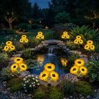 Solar Powered LED Sunflower Garden Lights (Waterproof Outdoor Decor)