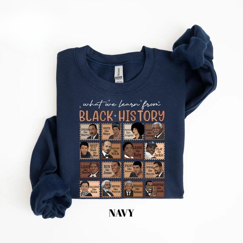 Black History Pride Crewneck - African American Legacy & Education Gift