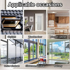 16.4Ft Door Weather Stripping (1.38in Width) – Self-Adhesive Insulation Draft Stopper Seal Strip