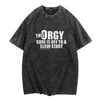 "This Orgy Is Off To A Slow Start" Funny T-Shirt | Sarcastic Party Tee