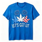 Star-Spangled Stoner T-Shirt – Funny Independence Day 4th of July Graphic Tee