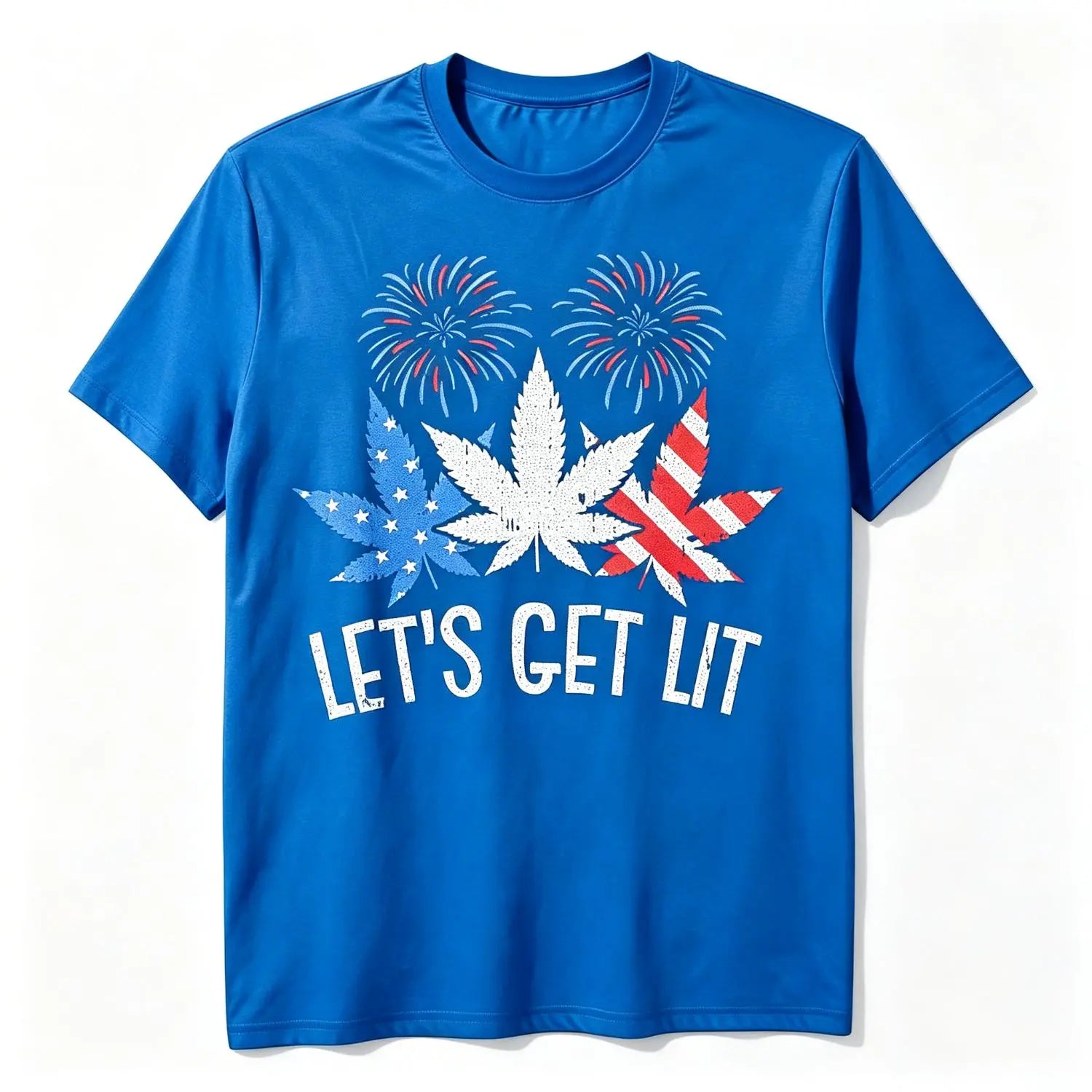 Star-Spangled Stoner T-Shirt – Funny Independence Day 4th of July Graphic Tee