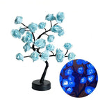LED Rose Flower Tree Lamp - USB/Battery Powered Tabletop Decor Gift