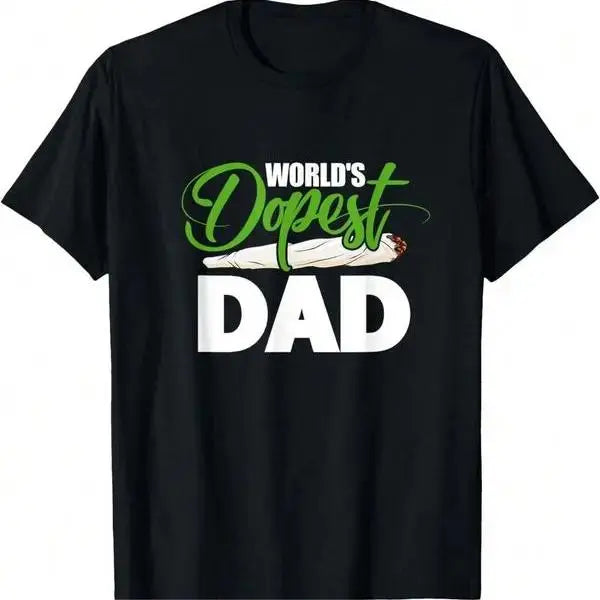 "World's Dopest Dad" 100% Cotton Funny Father’s Day T-Shirt