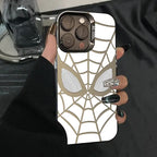 Classic Cool Grid Pattern IMD Laser Phone Case - Military Grade Anti-Drop Shell for iPhone