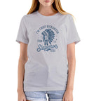 CHIEF KICKABITCH FROM THE SLAPAHOE TRIBE, Unisex Cotton Funny T Shirt men and women