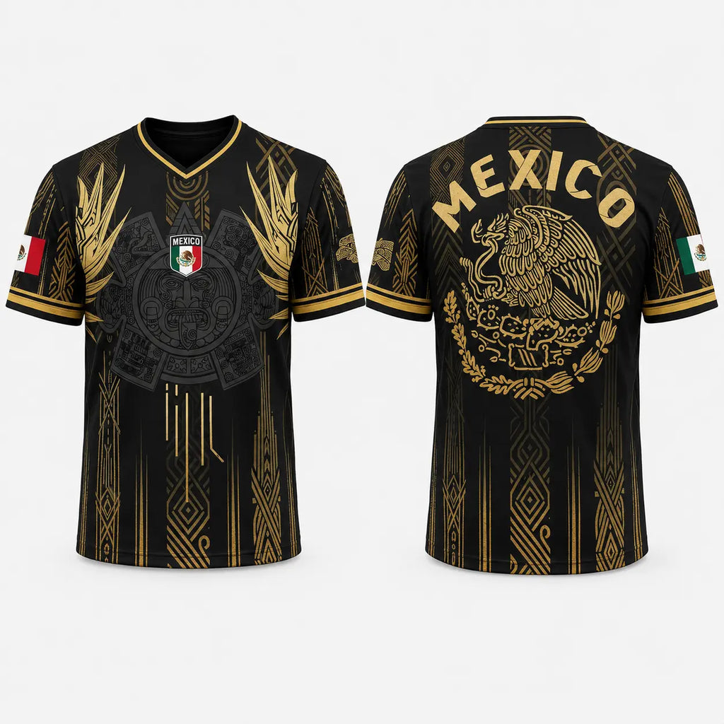 2026 Mexico Aztec Warrior Graphic Soccer Jersey