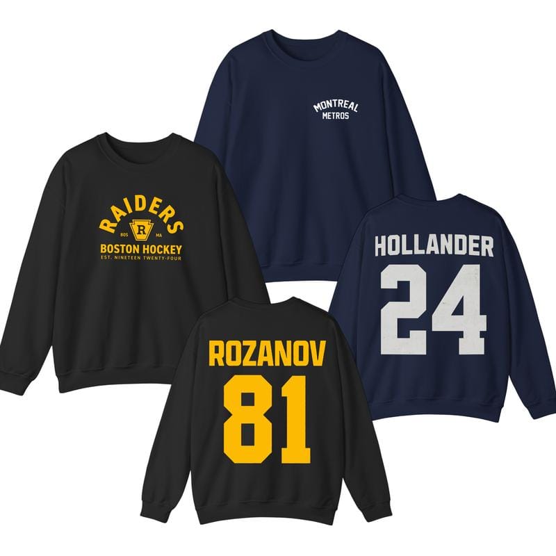 Rozanov 81 & Hollander 24 Sweatshirt | Hockey Romance Fan Gift